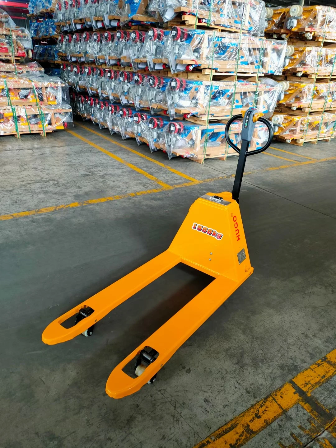 2 ton Portable Big Battery Forklift Pallet Jack Motor Powered Full Electric Pallet Truck