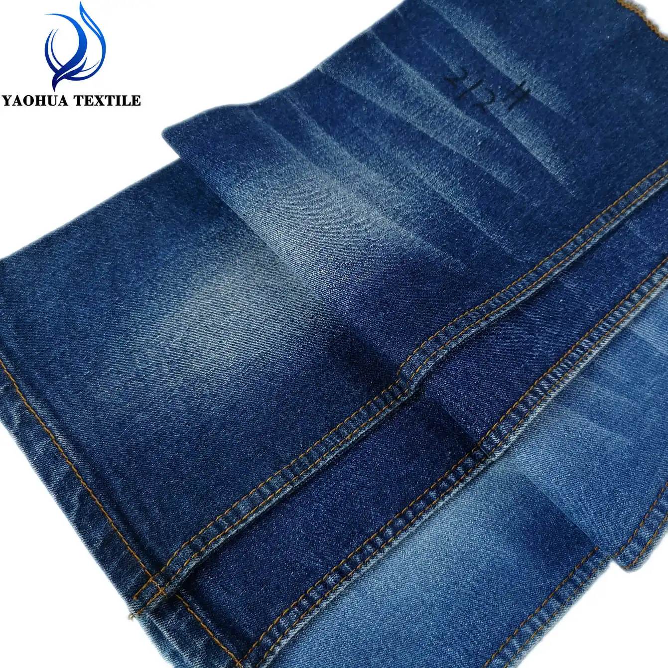 212 Blue twill 9.5oz woven denim fabric cotton gap wholesale for men and women jeans