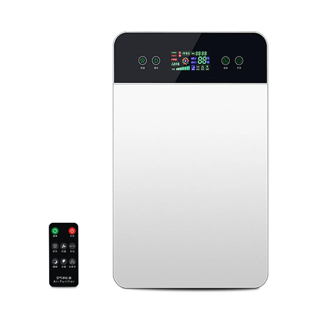 Очистить PM2.5 отрицательный ион очиститель воздуха комнаты с дистанционным управлением портативный Ac 220-240V для спальни