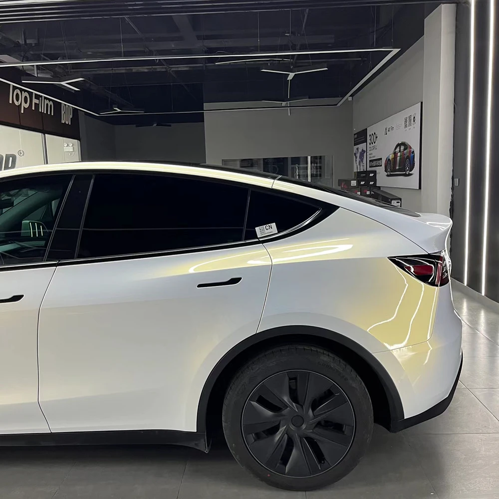 WRAPMASTER Self Healing Glossy metallic Gold Pearl PET Liner self healing PPF Paint Protect Film vehicle wrap