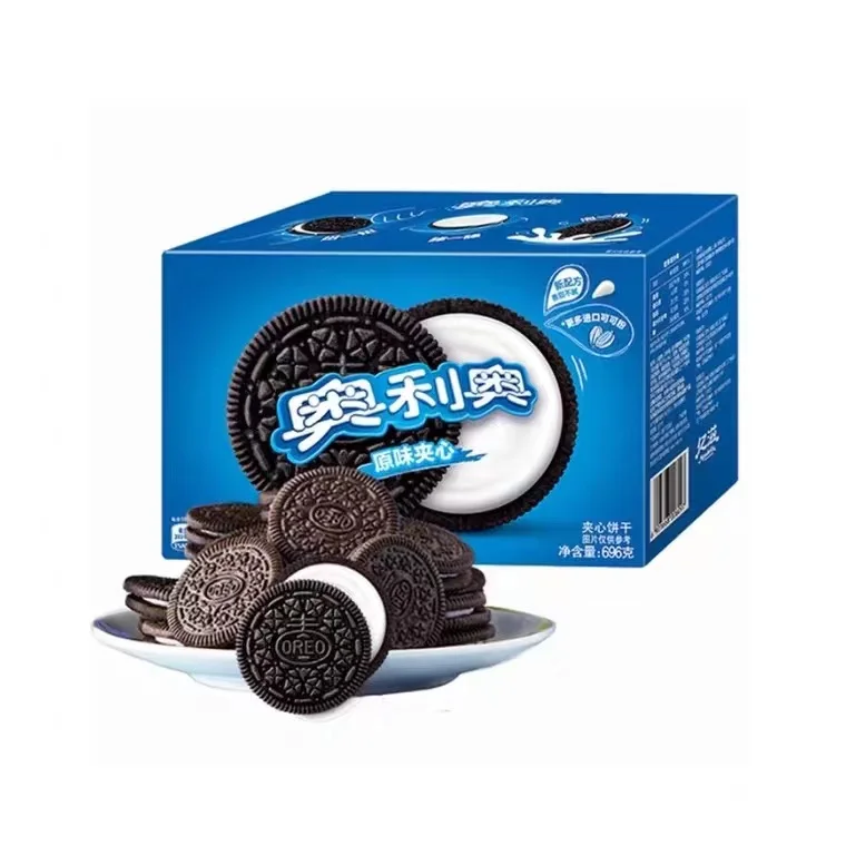 Oreo Sandwich Cookies Original Chocolate Flavor Snack Food Office Net Red Snacks Wholesale