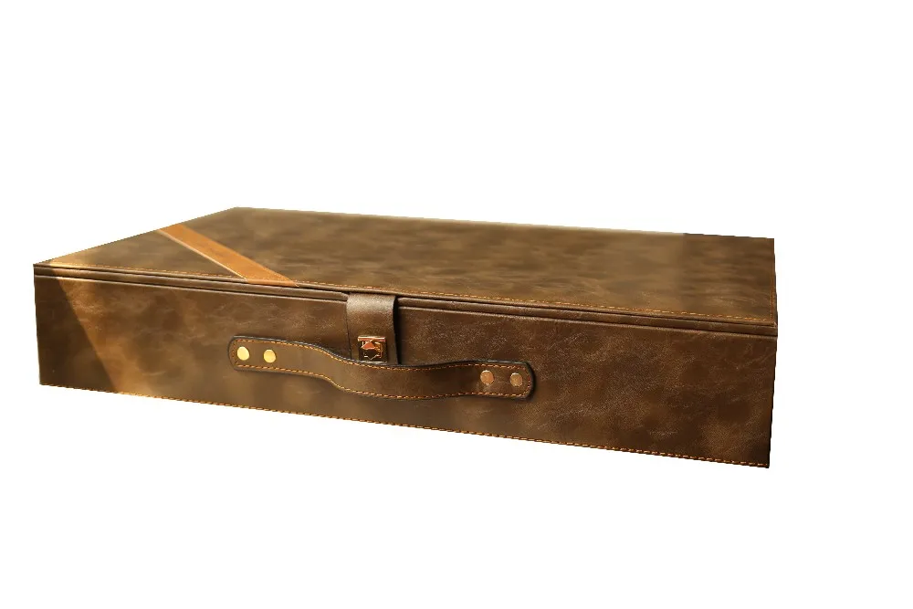 Double100 Factory Price Mini Luxury Custom Wood Pull Out Wedding Photo Album Memory Box