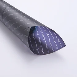 Цветочный магазин, товары, упаковочный материал с напечатанным логотипом, Экологически чистая розовая Подарочная Цветочная упаковочная бумага