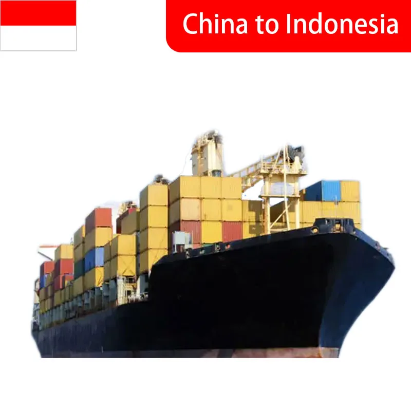 Shipping Agent 20ft 40ft Shipping Container From China to Indonesia Sea Shipping China freight forwarder