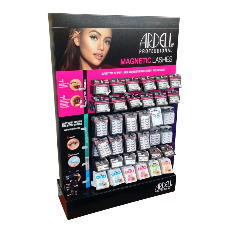 Wholesale OEM Cardboard Counter Box Cosmetic Beauty Salon Product Makeup Counter Top Display for Store