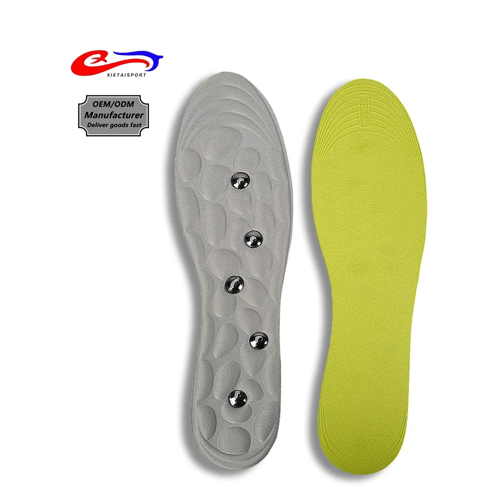 Hot Sale Foot Pain Relief Therapeutic Acupuncture Magnetic Insole For Shoes