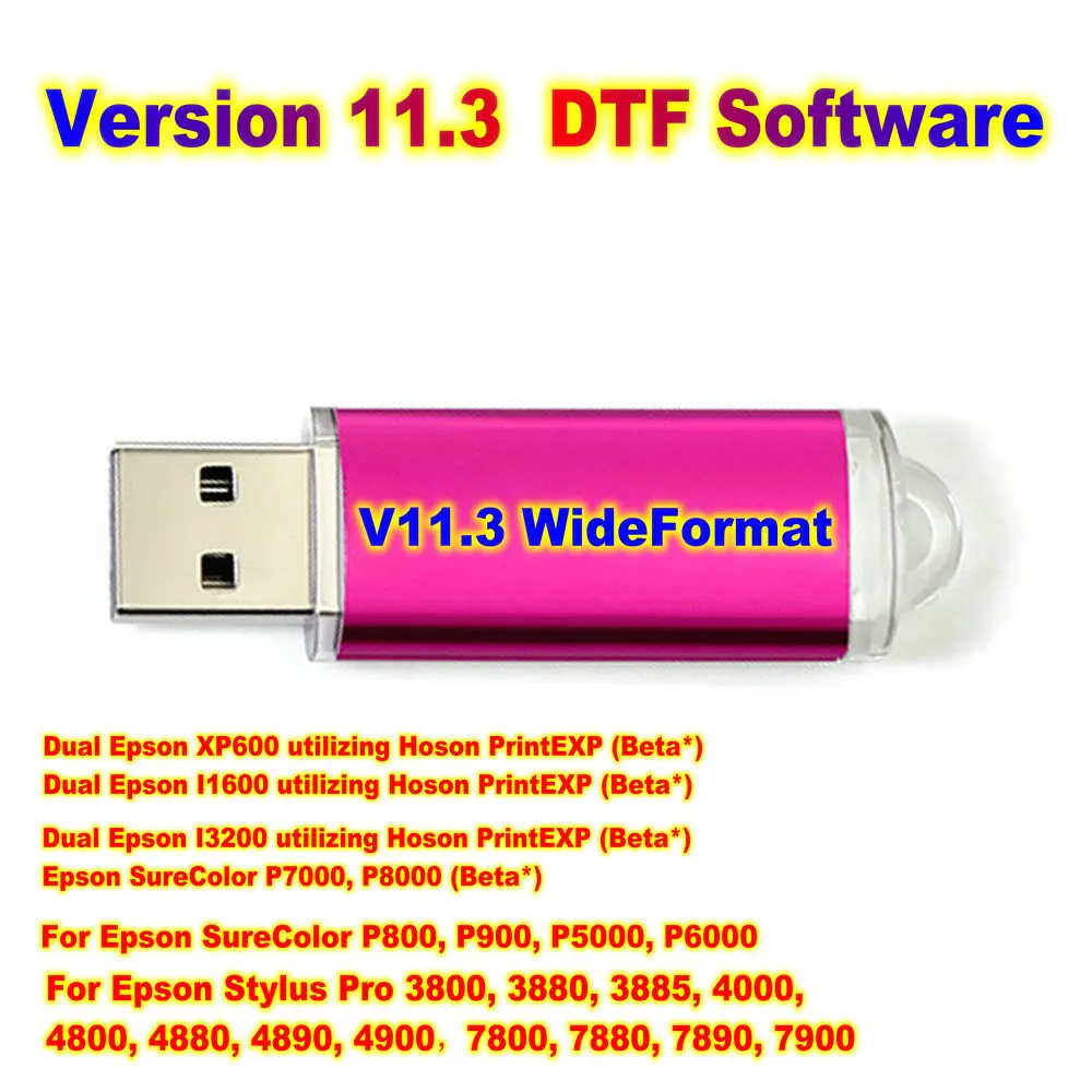 11.3 11.2 Rip L18050 Dtf Software L8050 L1800 Dtf Printing Usb Dongle Key Program For Epson L1800 ET8550 8550 Printer Dtf Code