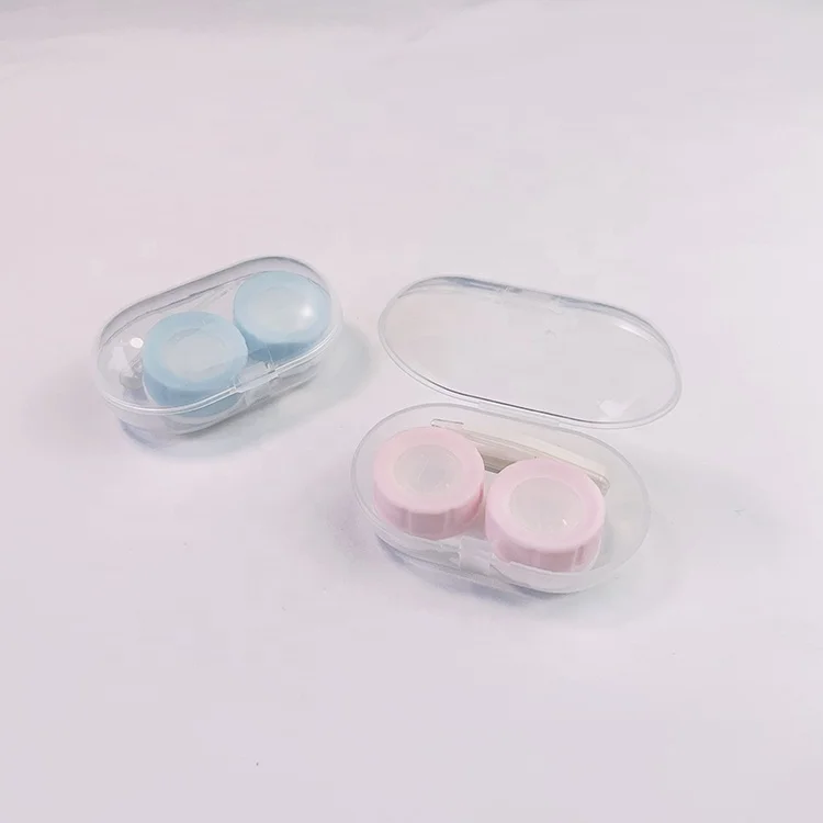 Multicolor Contact Lenses Cases With Suction Stick For Contact Lens Inserter Remover Eyewear Accessories  P-1007