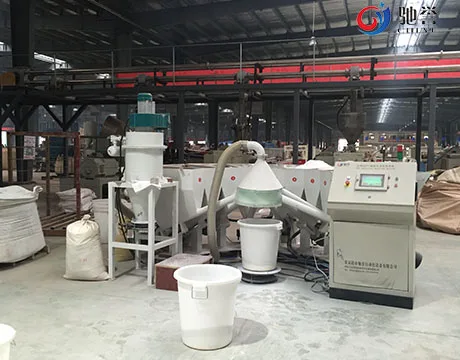 Additives automatic batching dosing machine for PVC pipe extruder SPC flooring production line