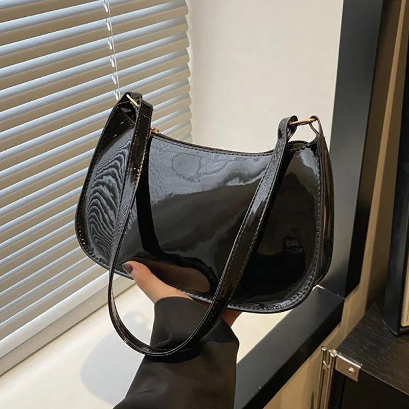wholesale new fashion women leather PU purse pink handbag with single shoulder handle