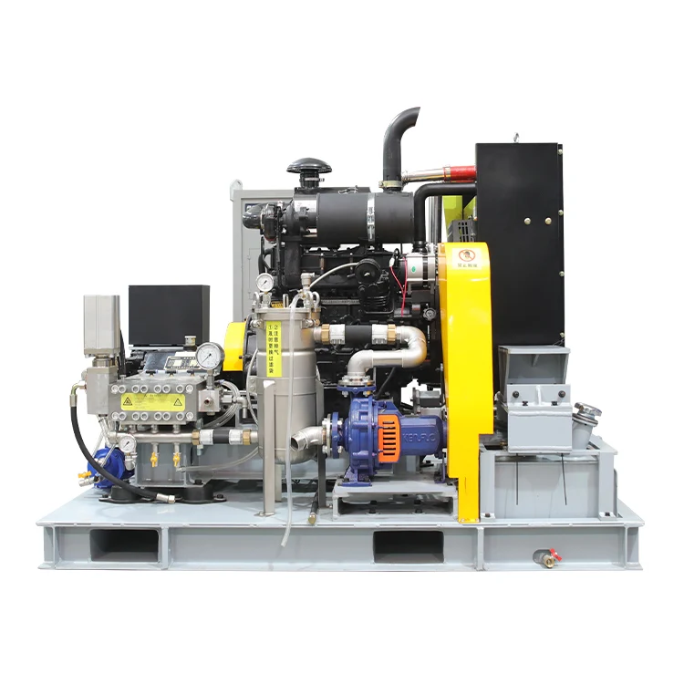 Waterblasting pump unit PW-103-DD diesel engine washing equipment 2800bar