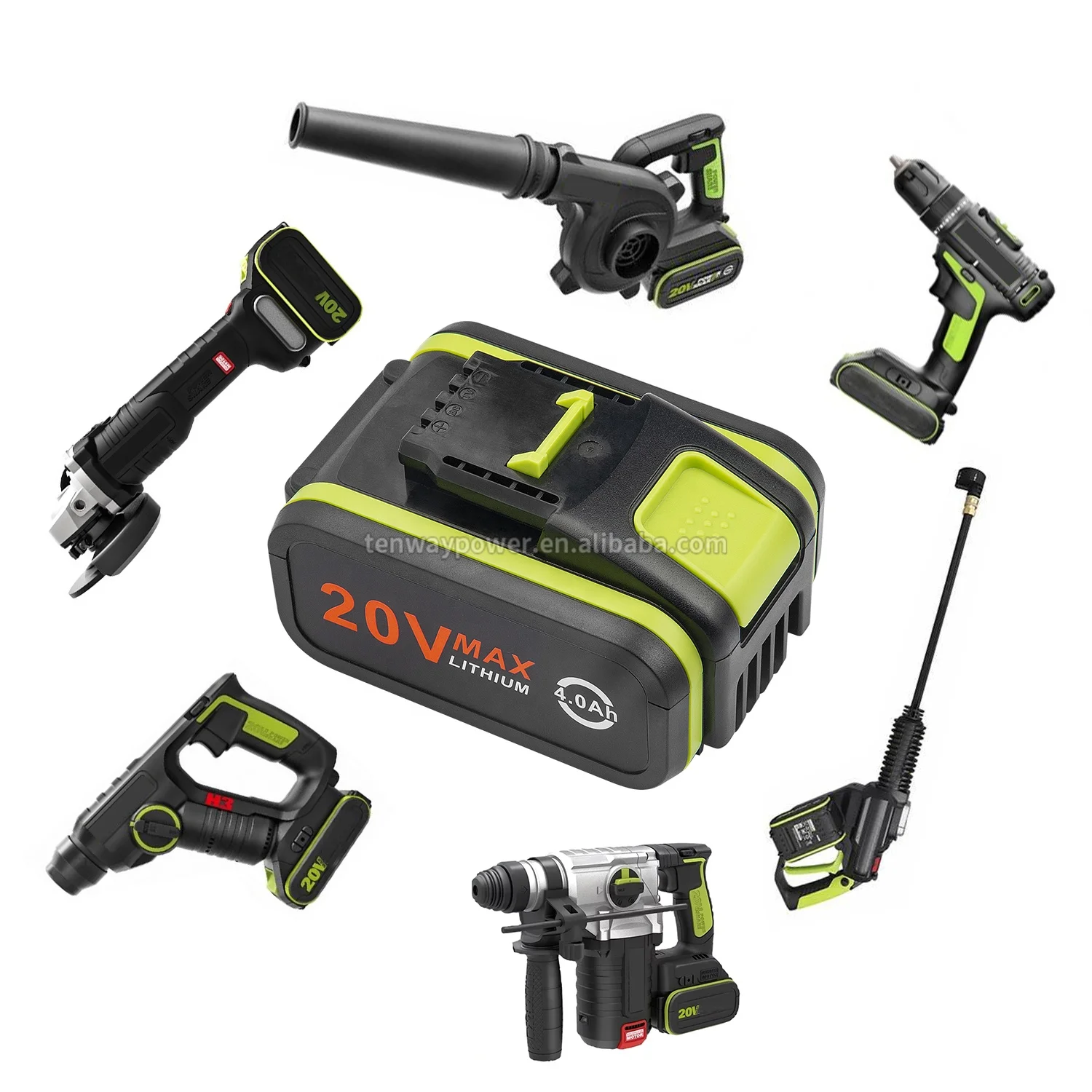 Power Tools Battery 20V 4.0ah Max Replacement High Capacity Lithium Battery WA3553 for Worx WA3520 WA3525 Tool battery wholesale