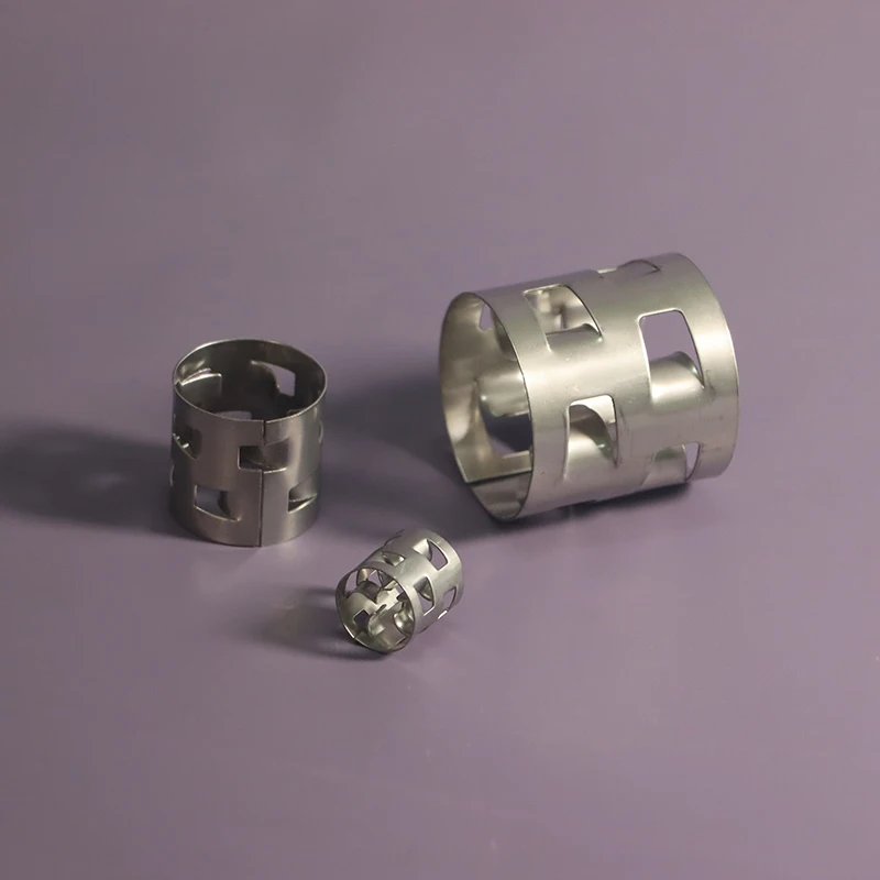 Hot Selling 50mm Metal Pall Ring Metal Packing Pall Ring For Distillation Tower
