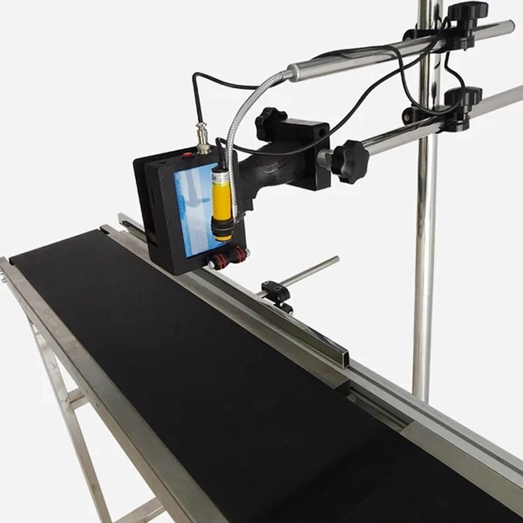 
Automatic expire manufacture date barcode printer coding machine 