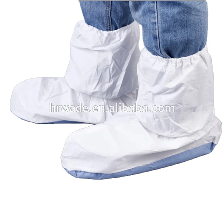 boot shoe cover Disposable boots cover waterproof long boot shoes cover with elastics