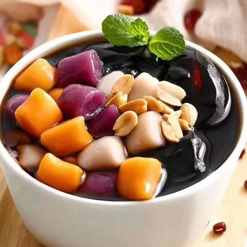 
fresh health nutritious Snack food milk tea with raw materials frozen taro round 