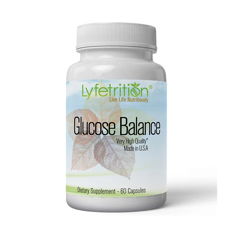 Normalize Energy Levels Lyfetrition Glucose Balance Capsules/Tablets