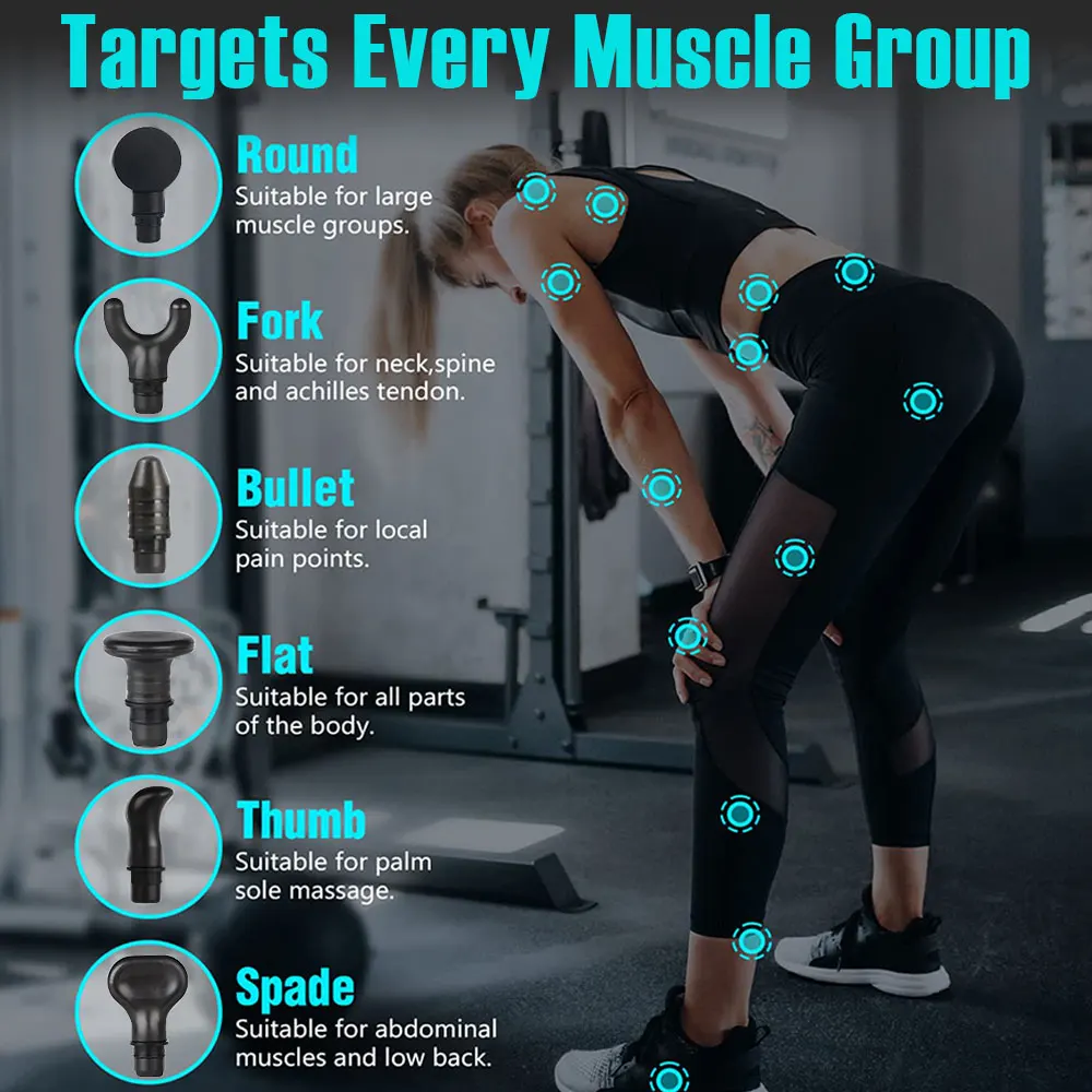 P0242 Top Seller Factory Price Low MOQ Low Sound massage gun 4 in 1 Supplier China