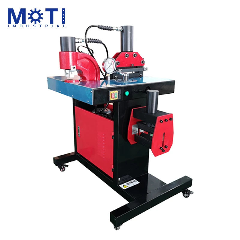 bus bar punching bending cutting machine dhy-150d 3 in 1 hydraulic automatic busbar processing machine