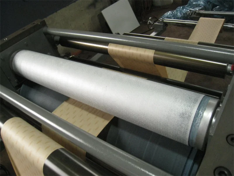 MYWJ920 PP PET PE plastic film Aluminum Foil Automatic Kraft Paper Roll Embossing Machine