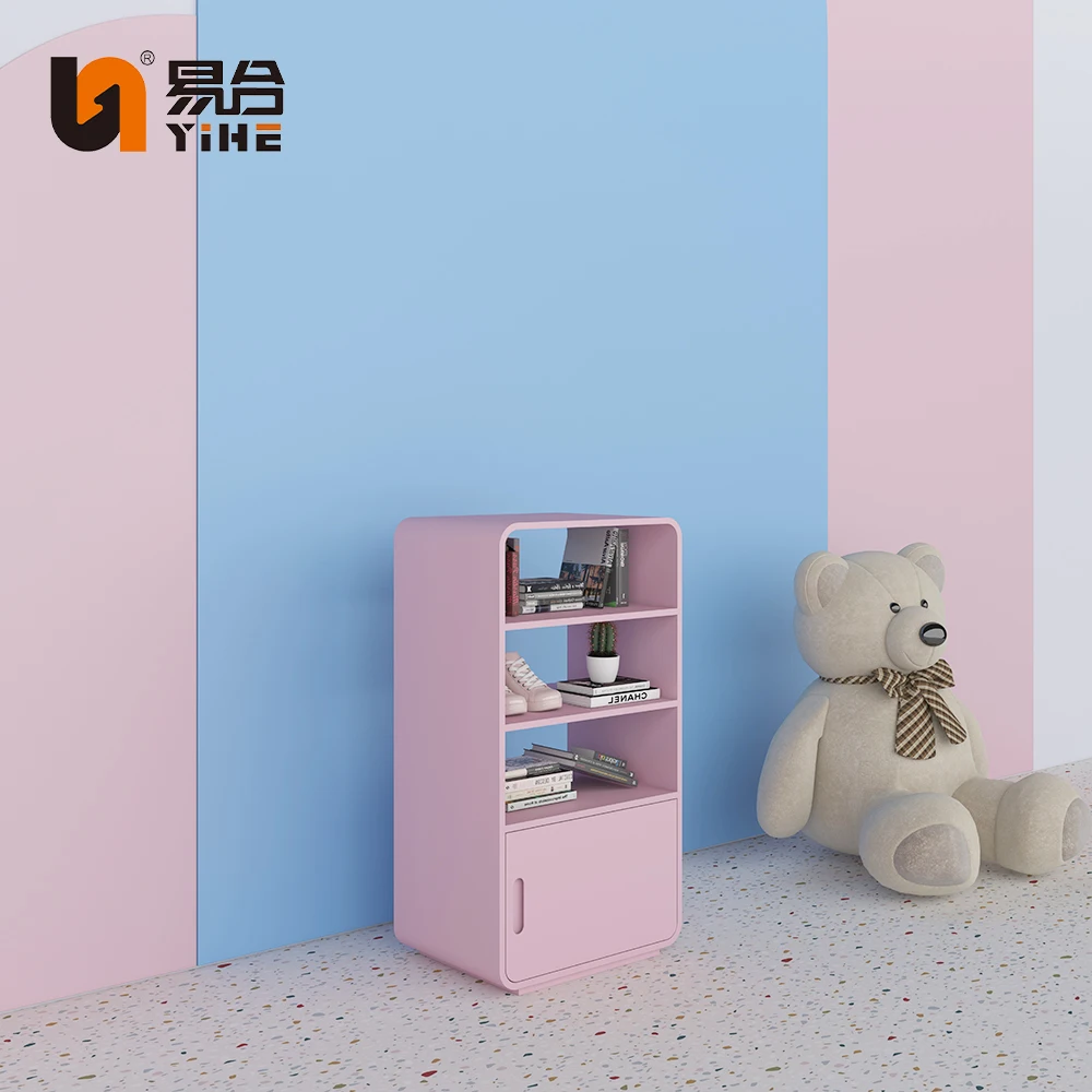 Wholesale Price Pink 3-Layers MDF Clothing Store Display Rack For Fashion Stores Origin From China Factory