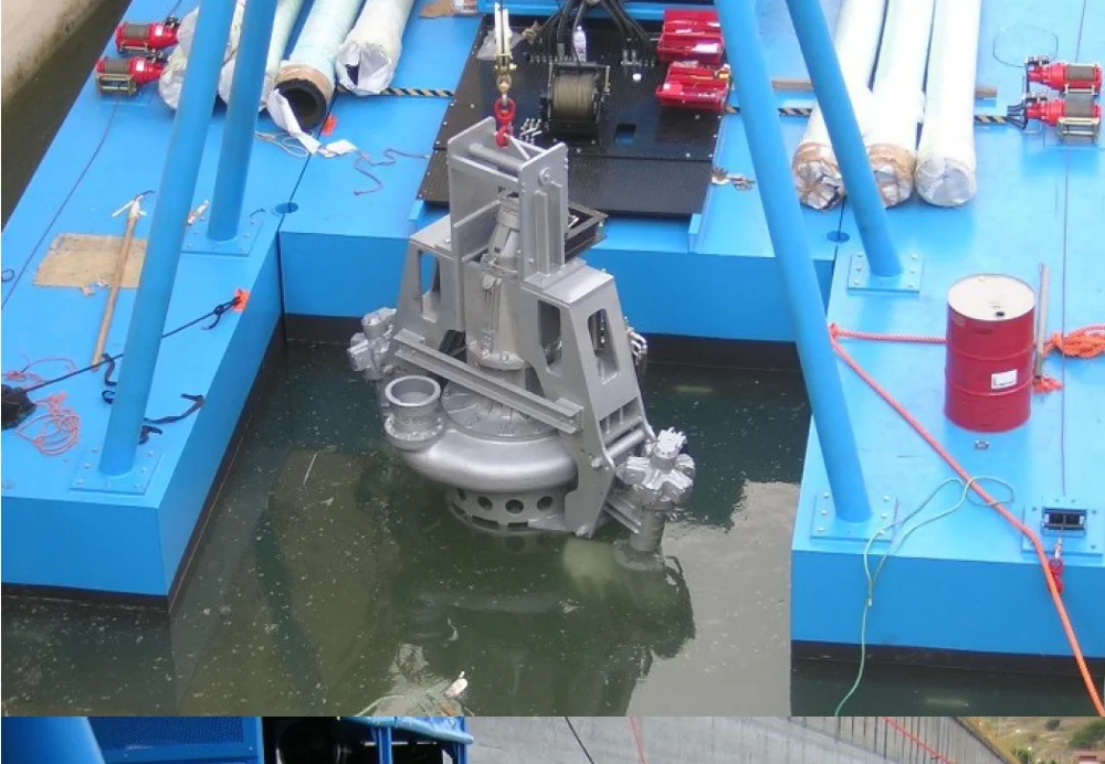 Submersible Slurry Pump Sand Dredge Platform