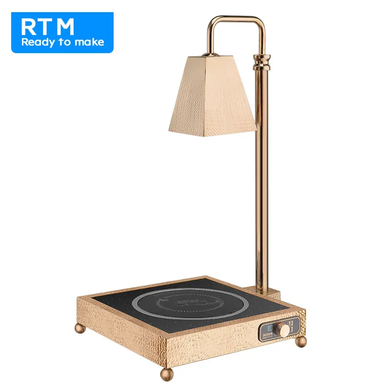 Stainless steel heating pot food heating lamp electric heating stove buffet  Chafing dish with induction cooker
