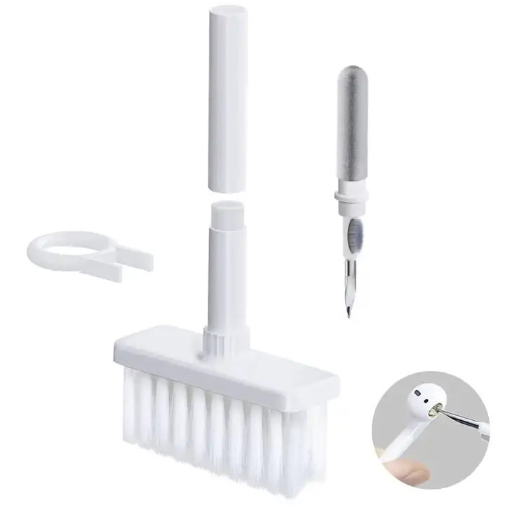 5 In 1 Multifunctional Keyboard Cleaning Soft Brush Kit Computer Phones Airpods Earbud Cleaning Tools Keycap Cleaner Kit - Buy 5