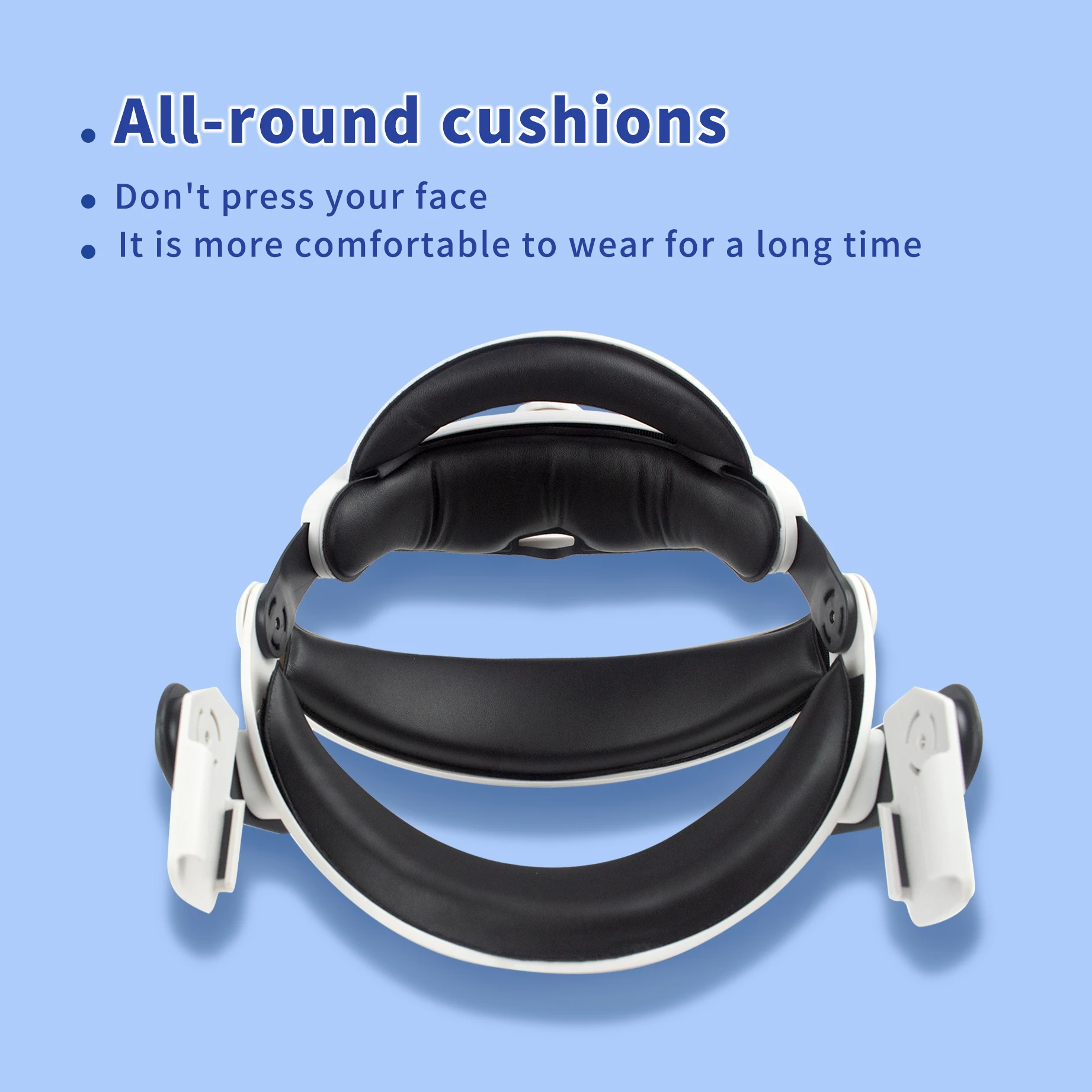 Enhanced Gaming Continuous Connection Reduces Head Weight Without Pressing Suitable for Oculus quest 2 Controller Elite Strap