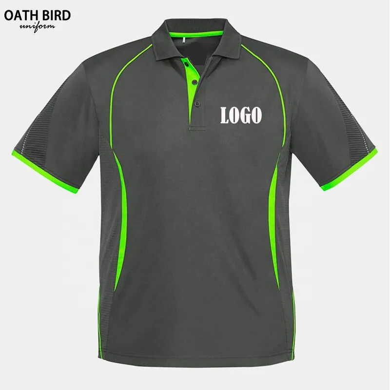 Custom Design Polo 100% Polyester Quick Dry Golf Shirt Pique Company Work Wear Polo Uniforms Shirts