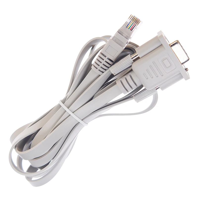 Заводской индивидуальный кабель RS232 male к RJ45 DB 9 PIN к rj45 сетевой кабель для передачи данных