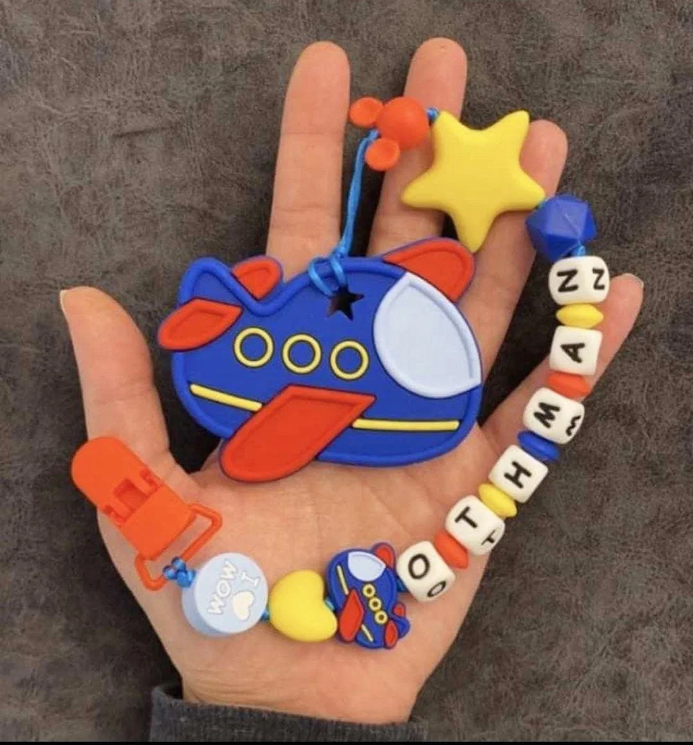 High Quality Food Grade Baby Pendants DIY Teething Toys Teeth Tiny Rod Heart Silicone Teethers for Babies