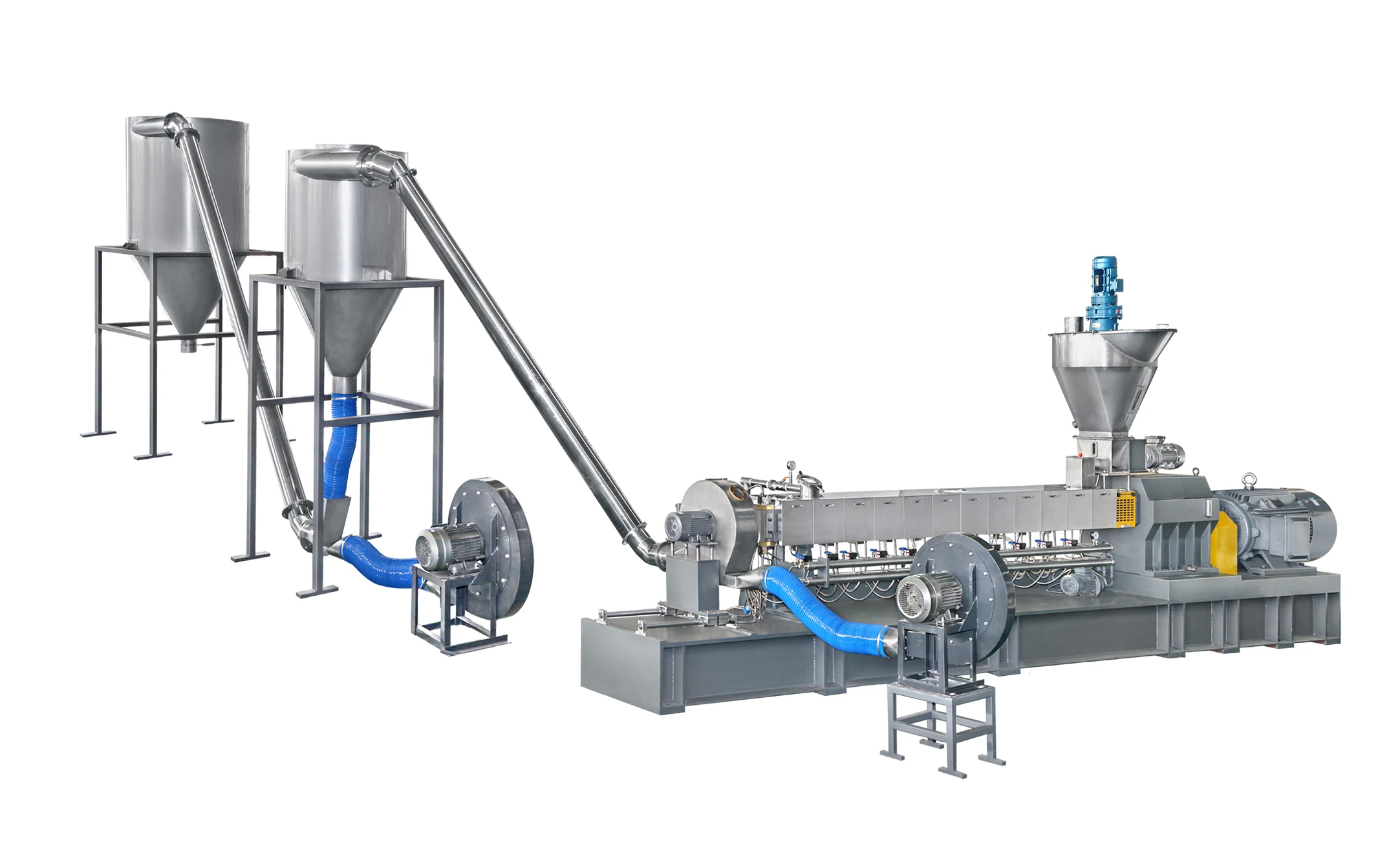 Машина для гранулирования пвх, машина для производства гранул из ПВХ с двойным винтовым Экструдером