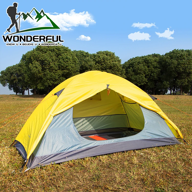 1 Person Single Layer Light Weight Windproof Rainproof Outdoor Hiking Camping Waterproof Tent