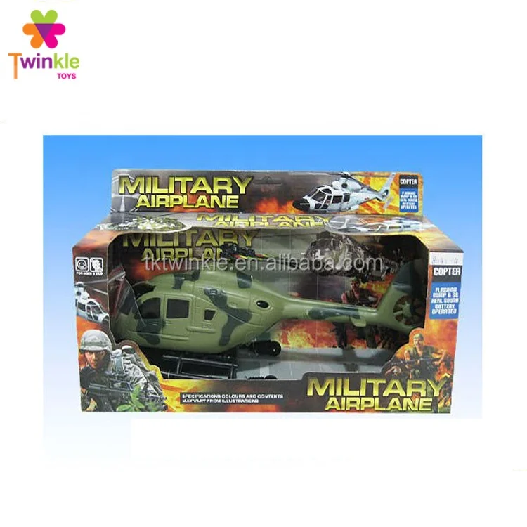 kid toy bo bump and go camouflage helicopters with music light toy plane