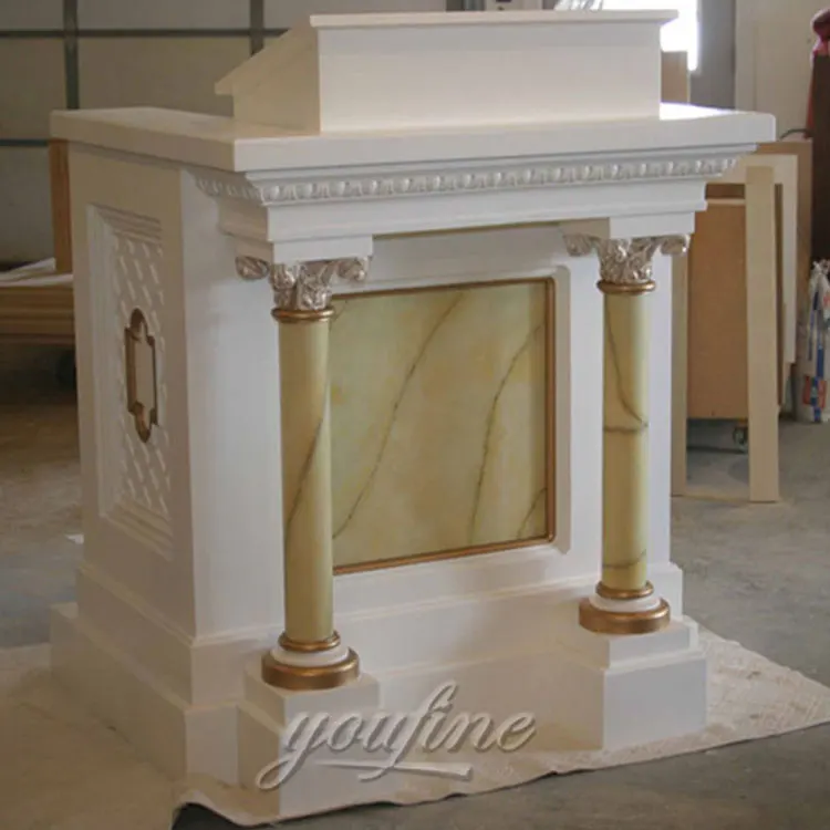Western Religious Church Natural Marble Altar