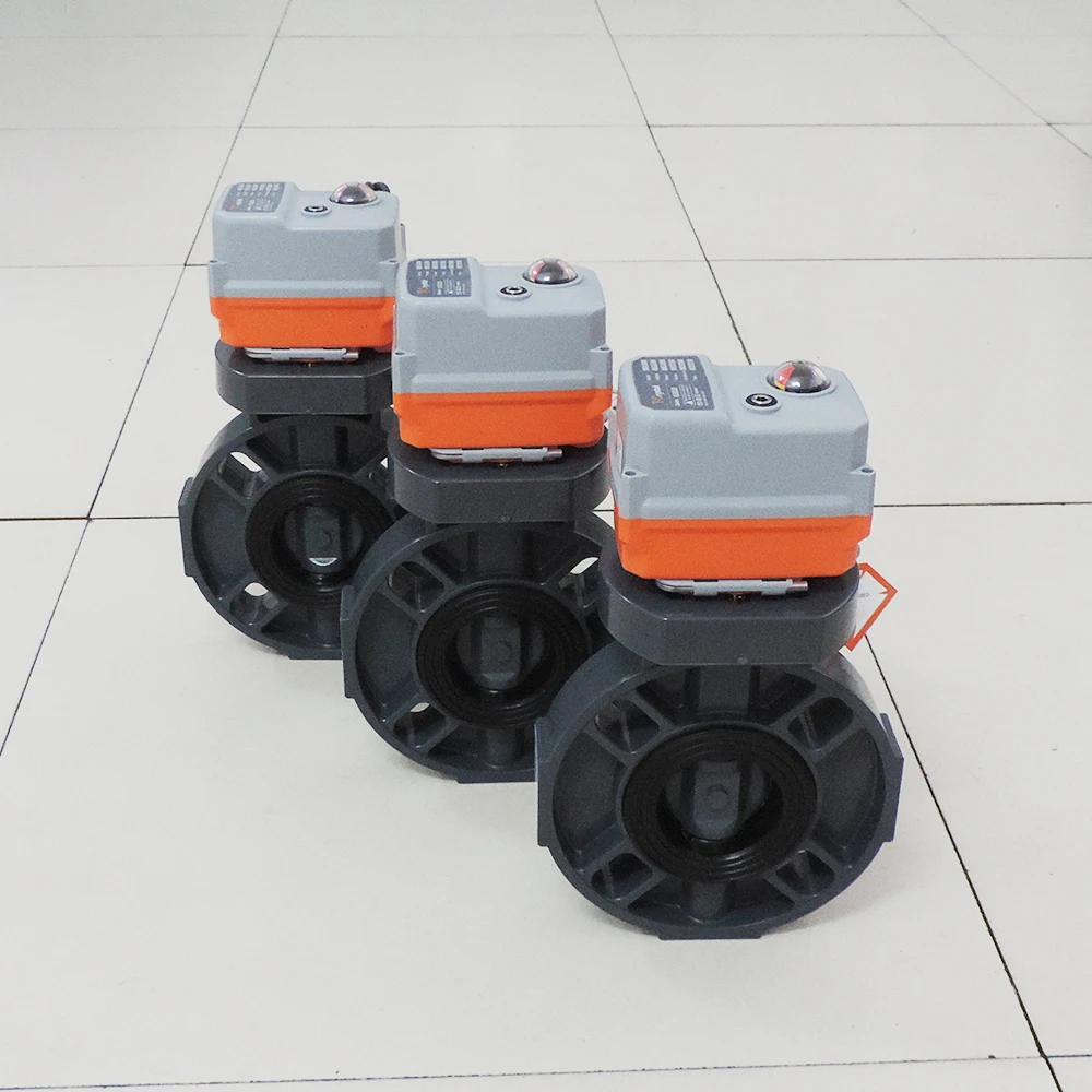  Внв-бабочка DC24V DN80-3 с электромотором