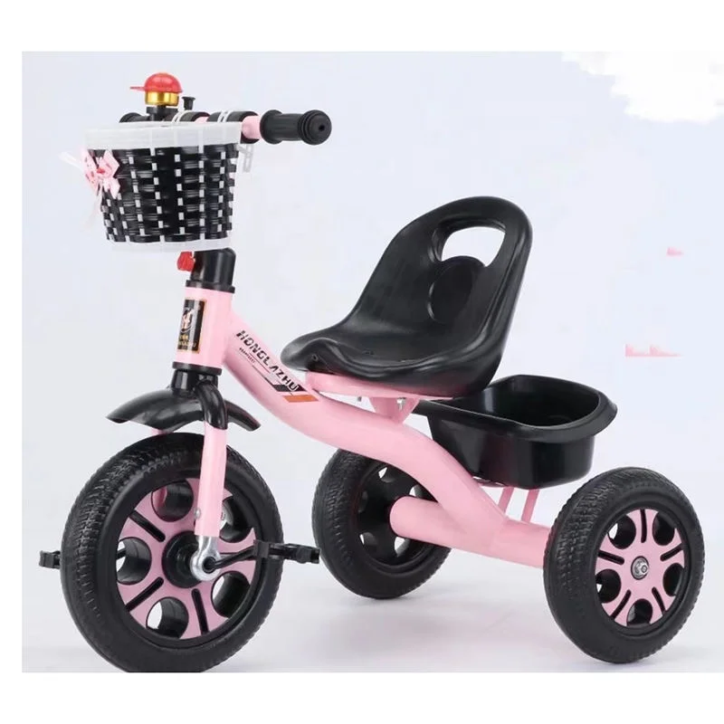 Hot Sell Indoor Children Aluminium Balance Mini Kick Bike Kids Ride On Car Tricycle 3 Wheels Balancing Baby Walker