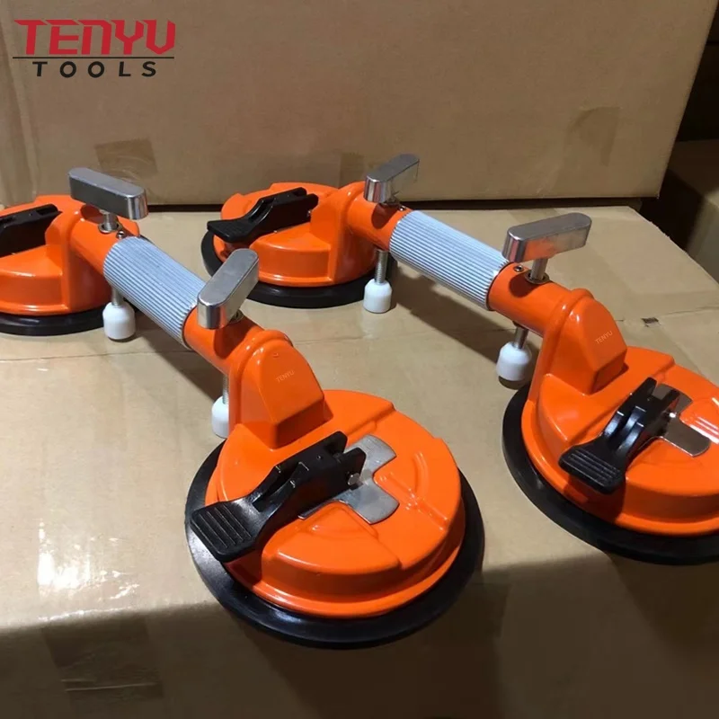 Heavy-Duty Tile Glass Suction Lifter Cup Stone Seamless Seam for Pulling and Aligning Tiles Flat Surfaces Setter Building Tools