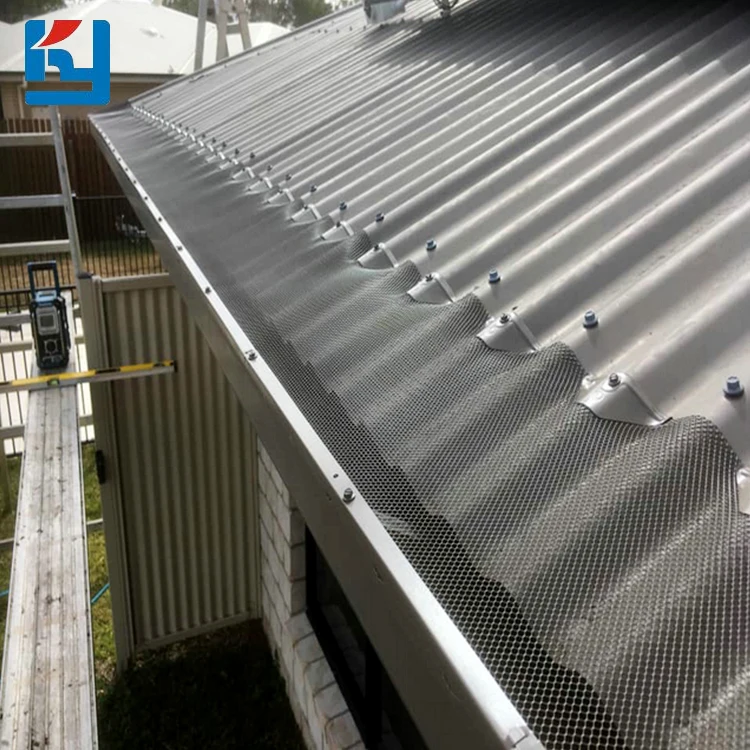 Gutter Guard leaf Mesh, Powder Coated Roof Gutter Screen.