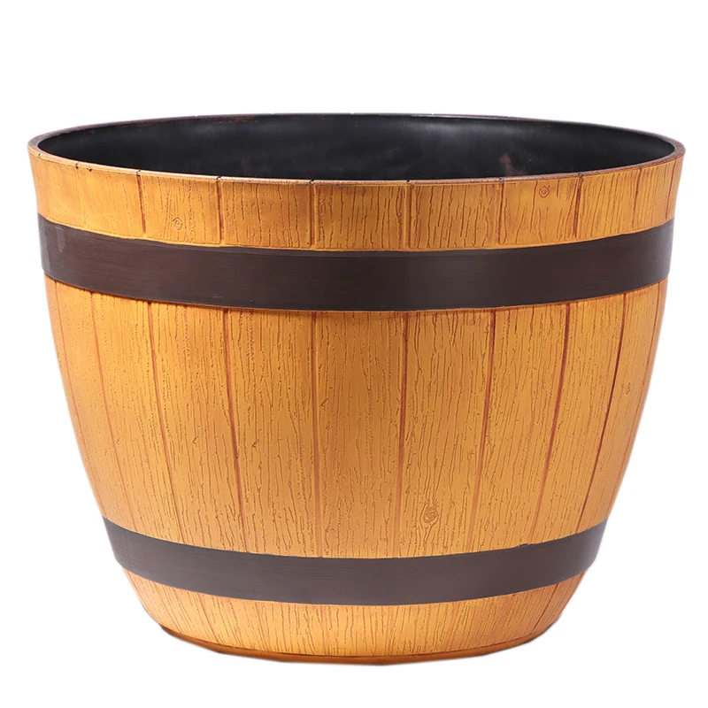 Hot Selling Attractive Design Garden Pots & Planters For Home and Garden Nordic Style Whiskey Plastic Flower Buckets