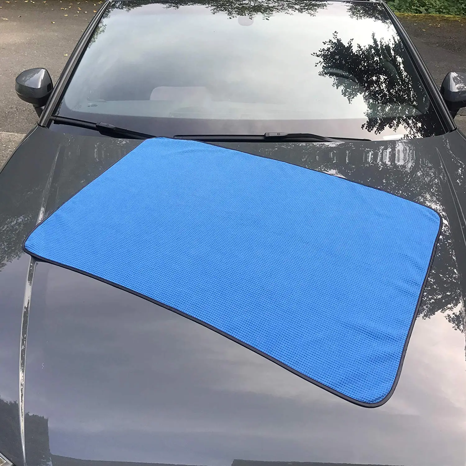 Quick Dry Lint Free Microfiber Waffle Towel Car Household Glass Cleaning Towel No Scratch Soft Microfiber Cloth