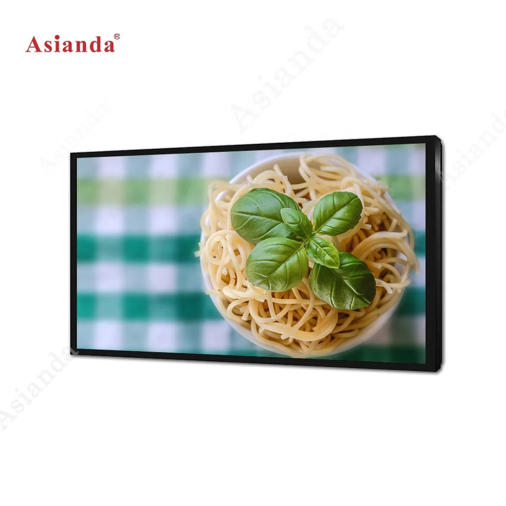 4K LCD Monitor TFT Screen With Media Player Indoor Digital Signage 32inch Wall Mount Advertising Player
