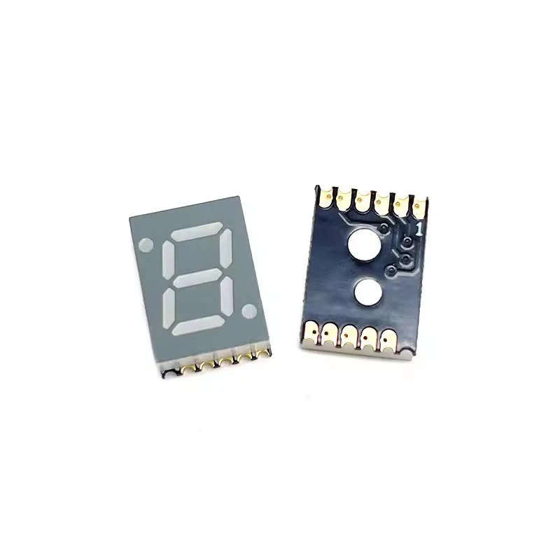Ultra high brightness white SMD 1-digit common cathode 0.2/0.28-inch LED seven segment LED panel module display screen