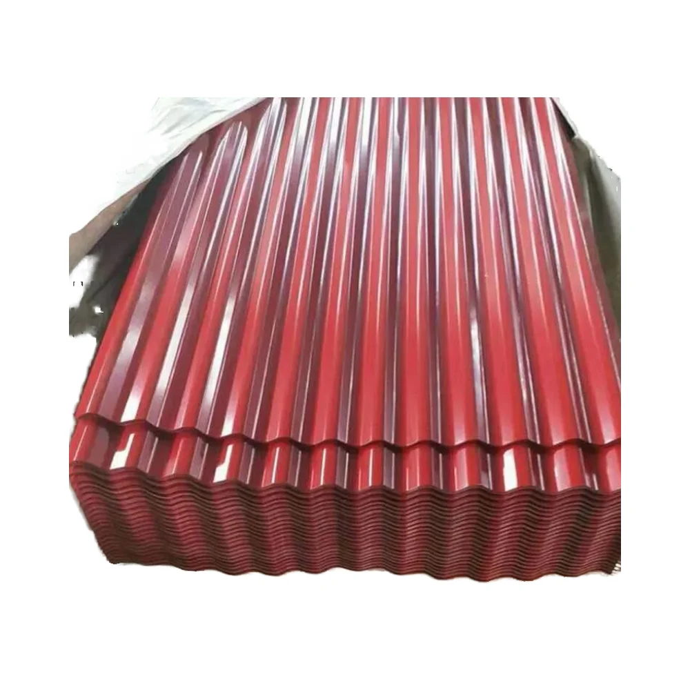 roofing iron High Quality Color Galvanized Zinc Coated Corrugated Metal Steel Roof Sheet Roofing Tile