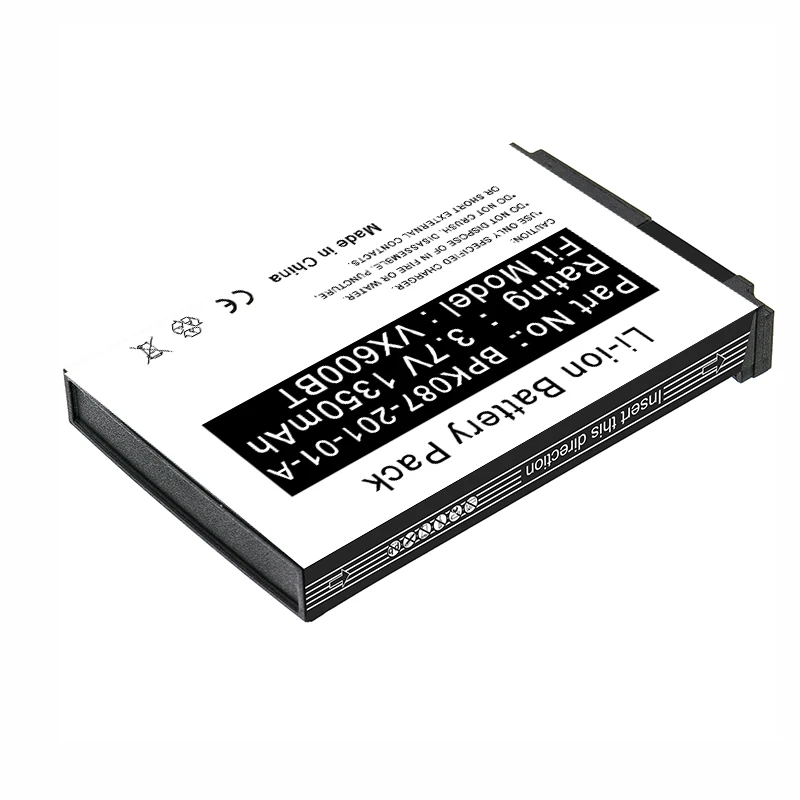 Customized li-ion 3.7V 1350mAh Lithium ion BPK087-201-01-A BPK087-201 MPM-100 VX600BT pos system terminal battery  for VeriFone