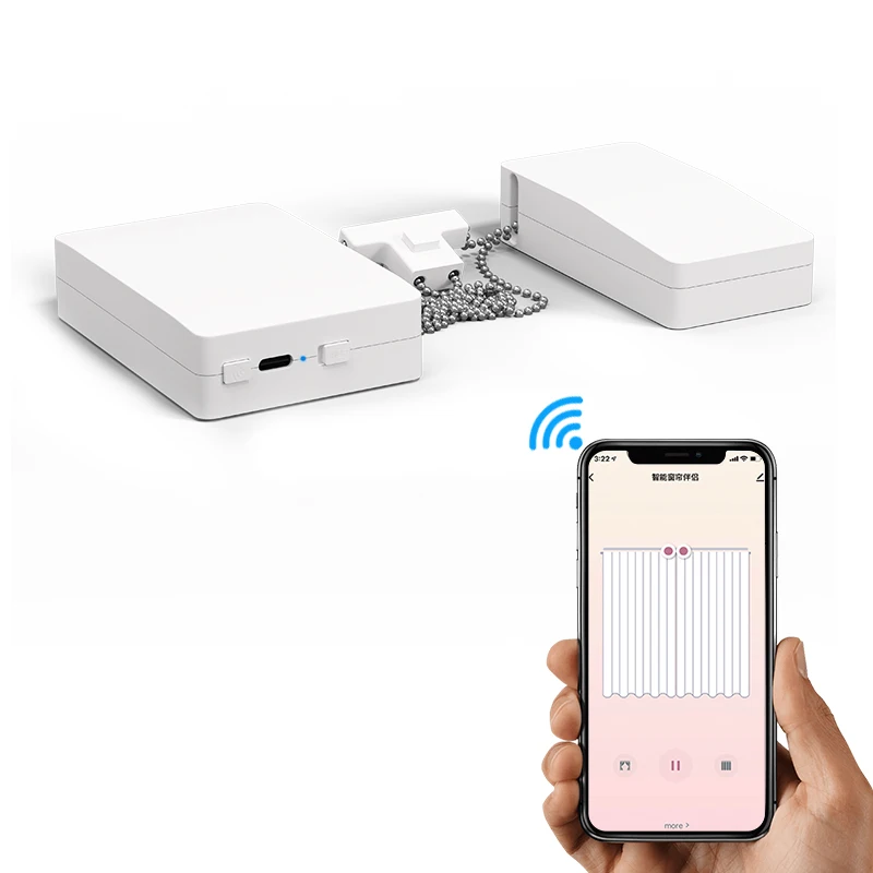 Hot sale Curtain Opener With Remote Alexa Voice Control Smart Curtain Motor Smart Curtain Robot