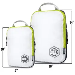 Premium OEM customized waterproof travel organizer cube set 6 compression packing cubes