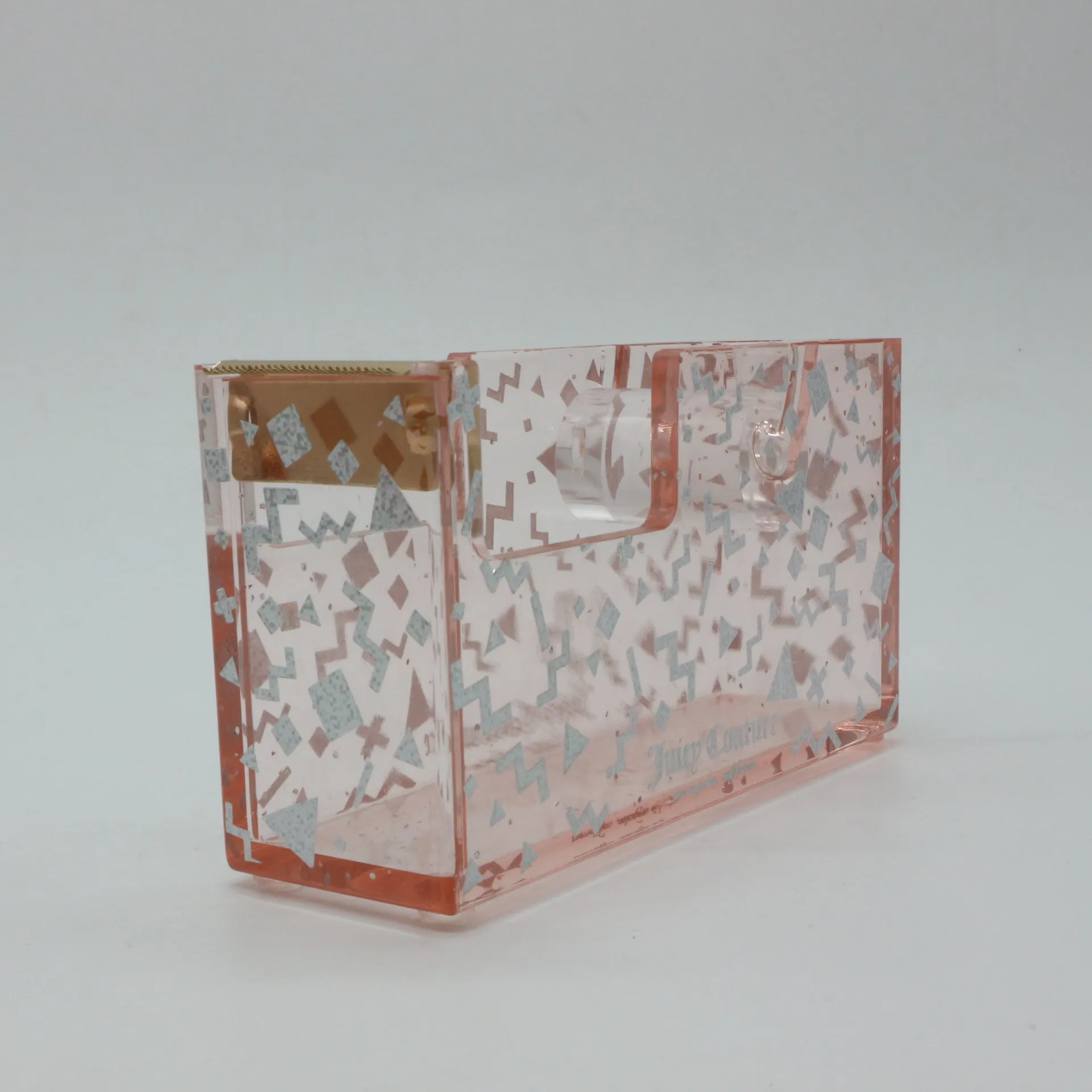 JSM Printing Art Office and School Use Rose Gold cutter Customized Foshan Manufacturer Stationery Acrylic Tape Dispenser