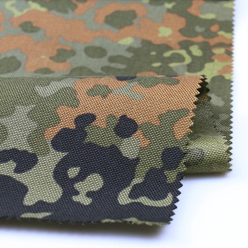  1000D N6 нейлон Cordura камуфляж cordura Flecktarn печатная